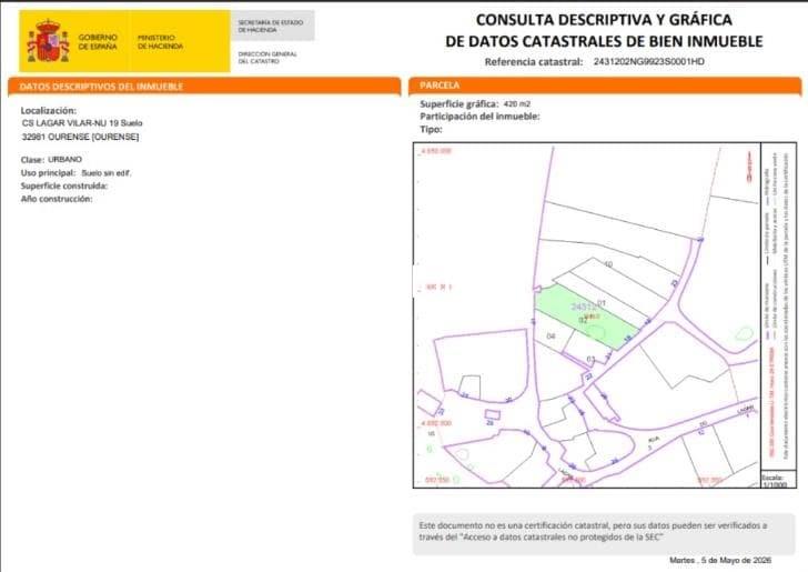 Foto 4 Finca en Vilar das Tres, Ourense 